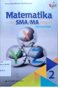 Image of Matematika kelas XI (Kurikulum 2013)